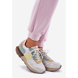 Sneakers in pelle scamosciata femminile Big Star RR274244 Sistema grigio hi-polestro 1