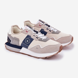 Sneaker in pelle scamosciata maschile sulla piattaforma di sistema Hi-Poliish Hi-Poliish RR174471 Big Star RR174471 grigio 1