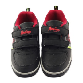American Club Scarpe sportive ADI con velcro americane CA51 rosso verde grigio nero 4