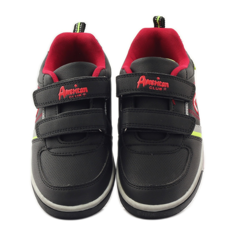 American Club Scarpe sportive ADI con velcro americane CA51 rosso verde grigio nero 4