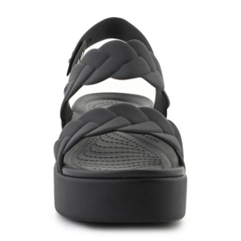 Crocs sandali Brooklyn Weven Weedge 209977-060 nero 2