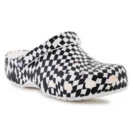 CROCS Classic Warped Checker Clog 211007-103 bianco 1
