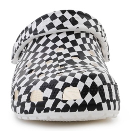 CROCS Classic Warped Checker Clog 211007-103 bianca 2