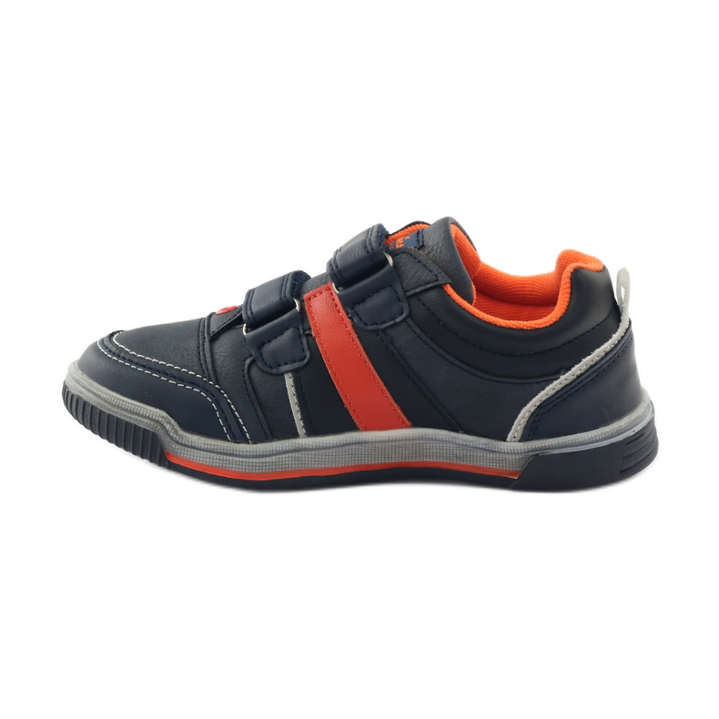 American Club Sneakers ADI American 152625 blu navy arancia 2