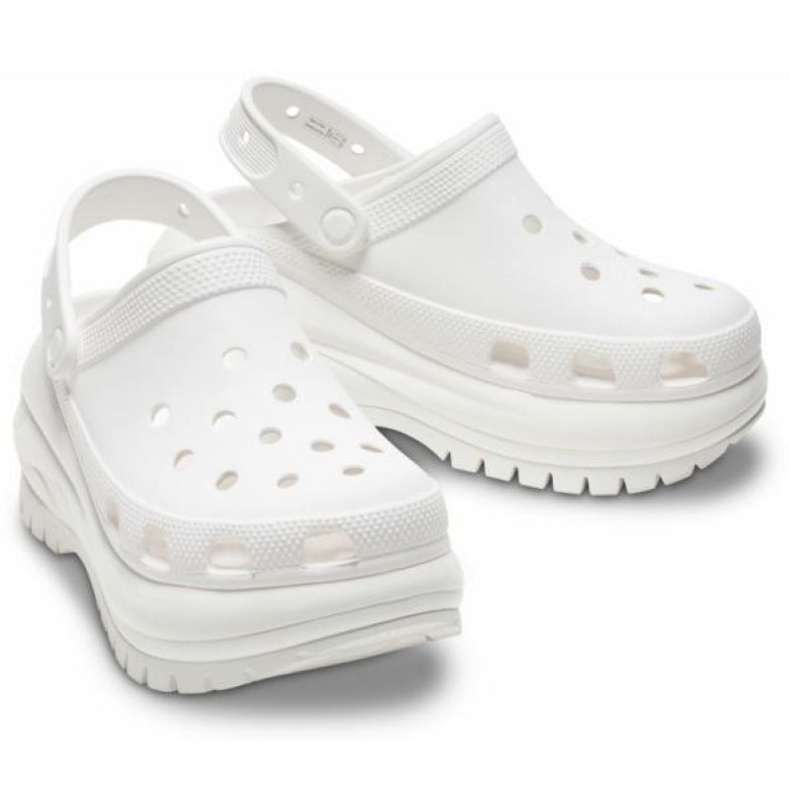 Infradito Crocs Mega Crush Clog 207988-100 bianco 1