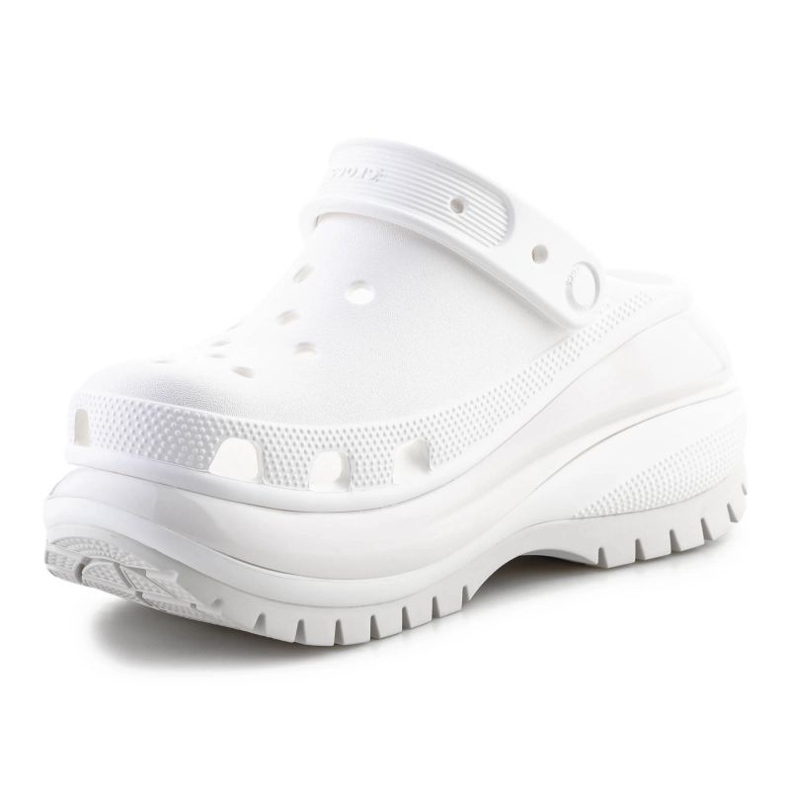 Infradito Crocs Mega Crush Clog 207988-100 bianca 4