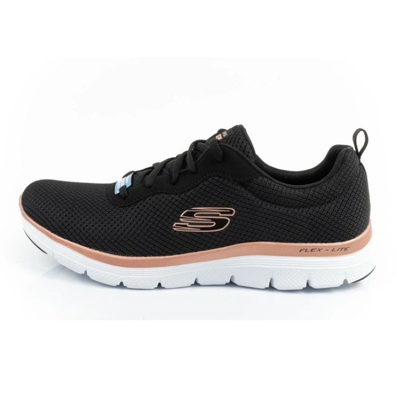 Scarpe Skechers Flex Appeal 4.0 Brillant View 149303/BKRG nero 2