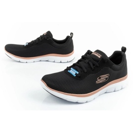 Scarpe Skechers Flex Appeal 4.0 Brillant View 149303/BKRG nero 8
