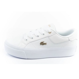 Scarpe lacoste piattaforme ziane 05216 bianco bianca 1