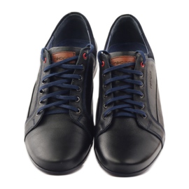 Scarpe sportive da uomo Nikopol 1568 nere blu navy nero 5