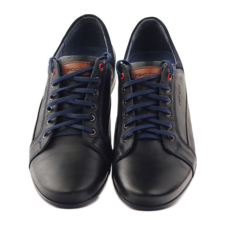 Scarpe sportive da uomo Nikopol 1568 nere blu navy nero 5