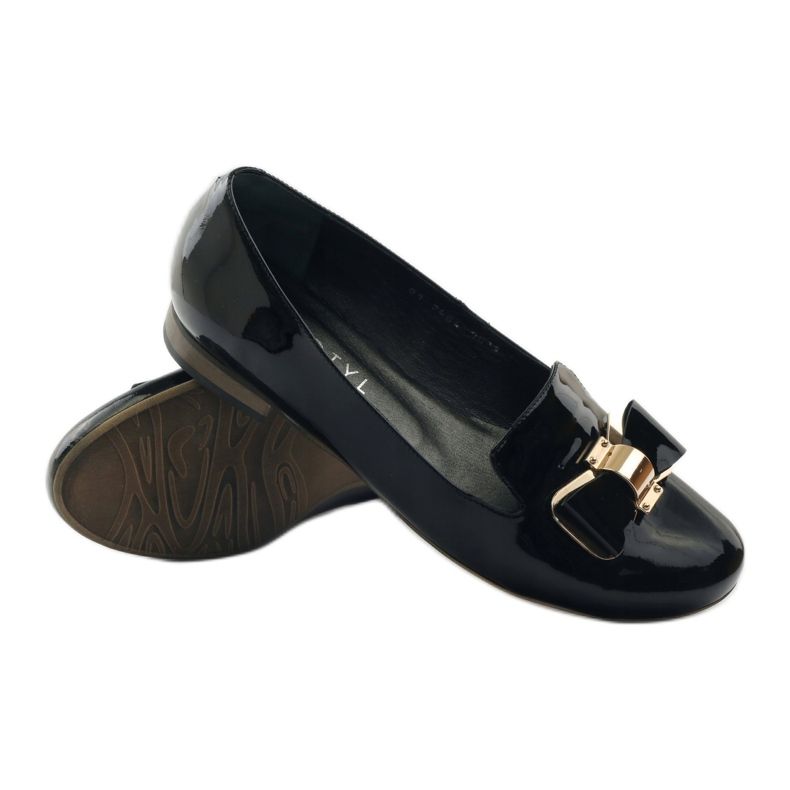 Décolleté da donna Kotyl 3404 oro nero 3