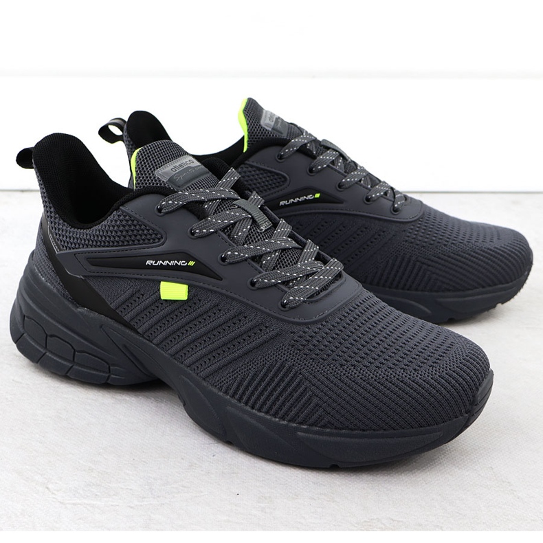 Scarpe sportive da uomo Atletico grigio VB17566 1