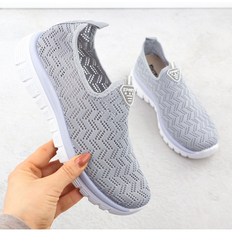 Scarpe sportive da donna Slip Openwork su grigio artiker 56c1016 1
