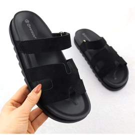 Pantofole da donna Black Potocki GN17303 nero 1
