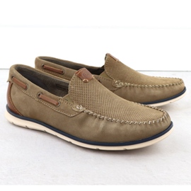 Mocsins in pelle comoda scintilla da uomo BUGATTI 321-ARU61-1400 marrone 1