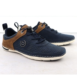 Scarpe sportive maschili casual blu navy bugatti 21-asg03-5000 1