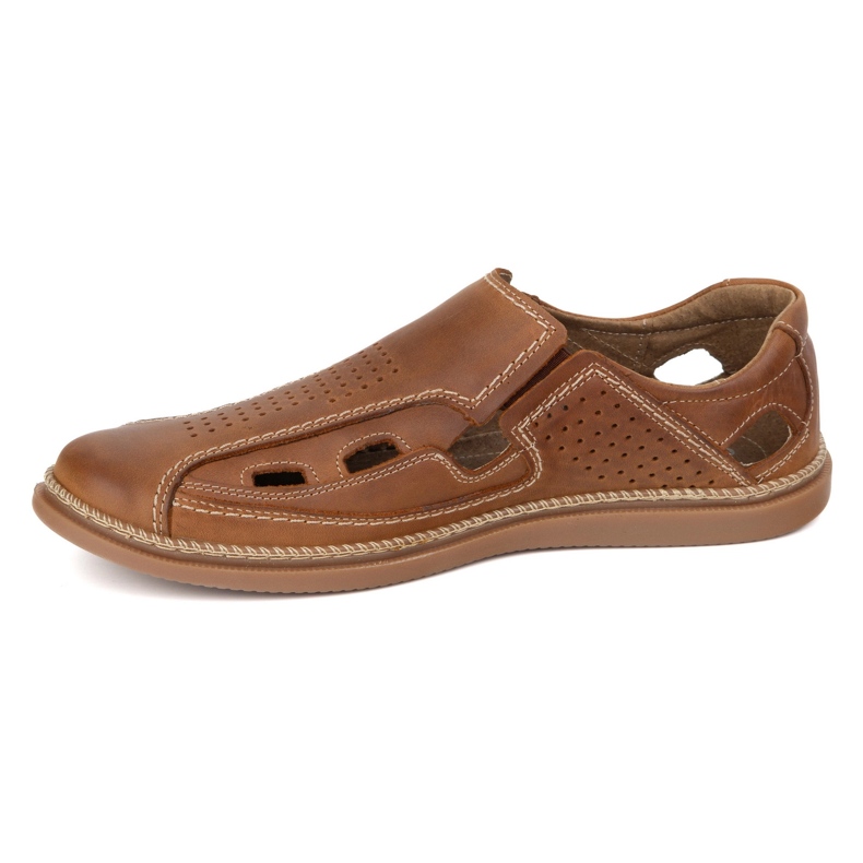 Olivier Alleonati di scarpe traspirabili da uomo 203L CAMELLA CONTRO marrone 1