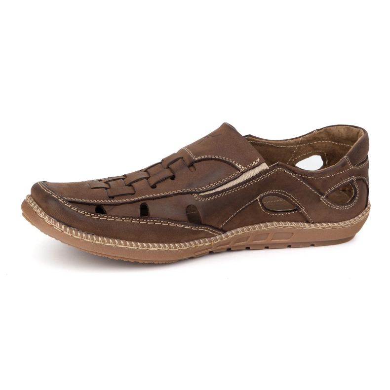 Olivier Ariose scarpe da uomo scrematura 204l marrone scuro 1