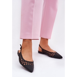 Ballerina a ruote nere nero 2