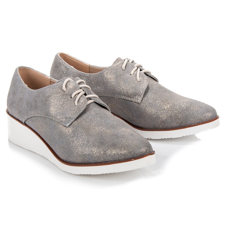 Vinceza Zeppe allacciate grigio 1