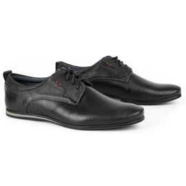 Olivier Scarpe da uomo in pelle 731 nere nero 2