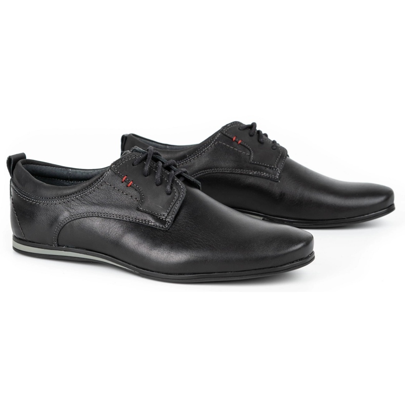 Olivier Scarpe da uomo in pelle 731 nere nero 2