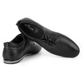 Olivier Scarpe da uomo in pelle 731 nere nero 4