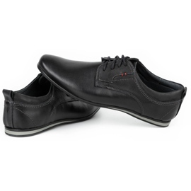Olivier Scarpe da uomo in pelle 731 nere nero 5