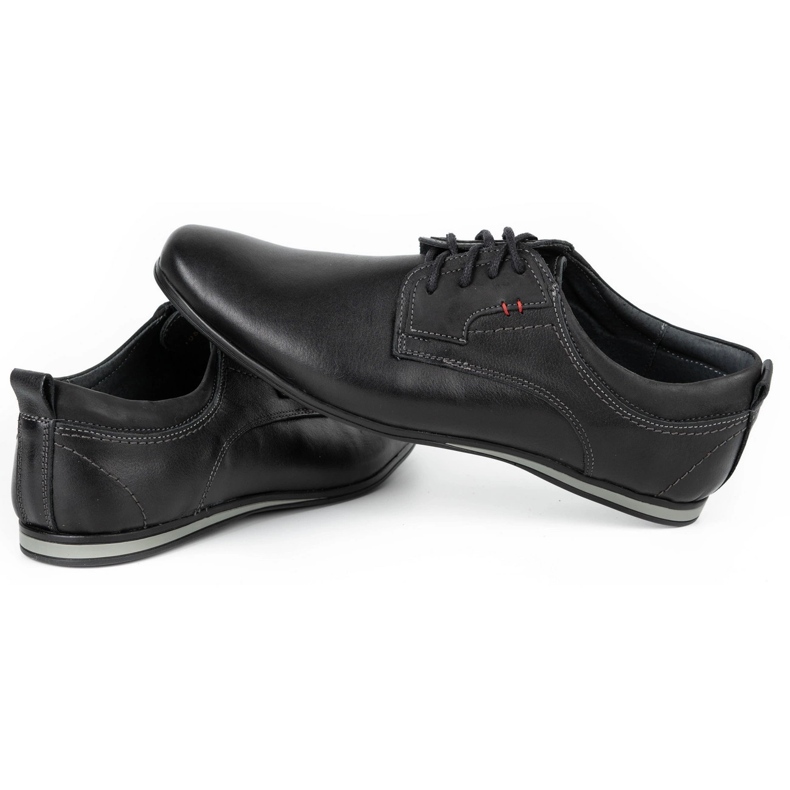 Olivier Scarpe da uomo in pelle 731 nere nero 5
