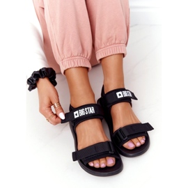 Sandali sportivi da donna Big Star HH274A024 Black nero 4