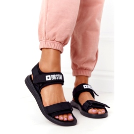 Sandali sportivi da donna Big Star HH274A024 Black nero 2