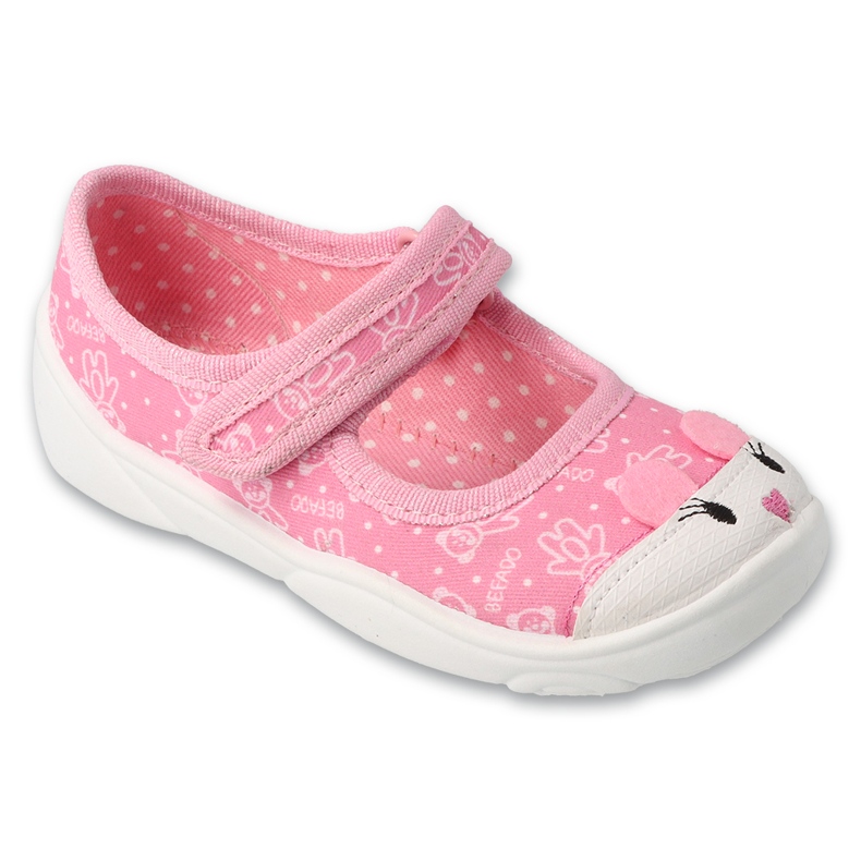 Slifori per bambini Pink Befado 209p041 con occhielli rosa 1