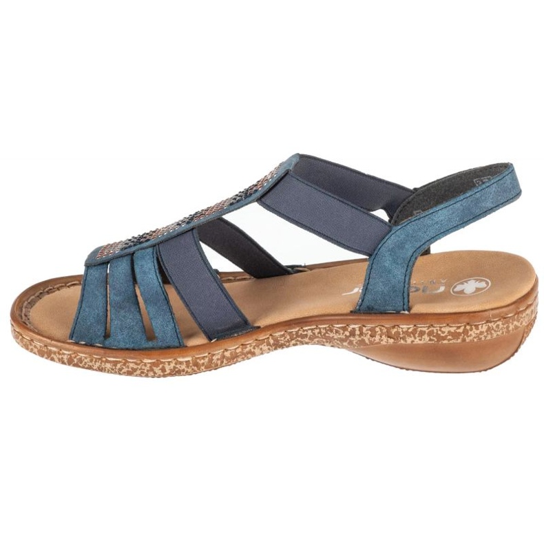 Sandali Rieker 628G7-14 sandali blu 1