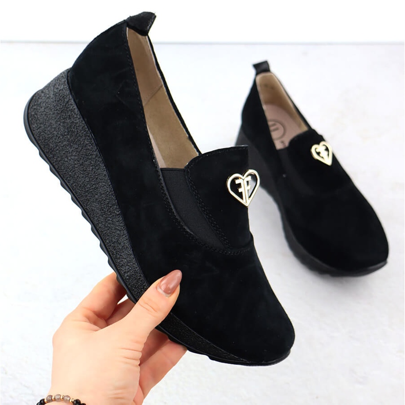 Scarpe in pelle per cuneo filippo nero dp6786 1