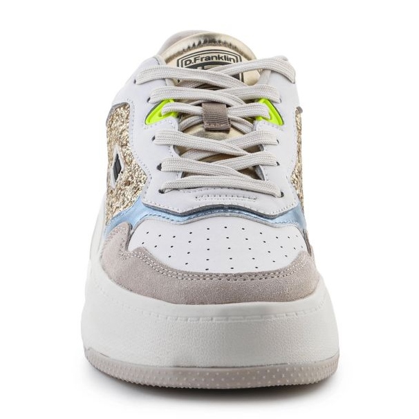 D.Franklin Court Basic Glitter DFSH321096 Gold Scarpe bianca 2