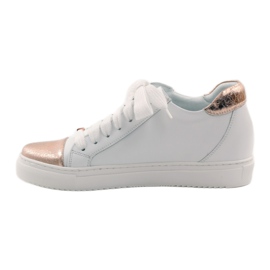 Scarpe sportive bianche da donna Badura bianca rame 1