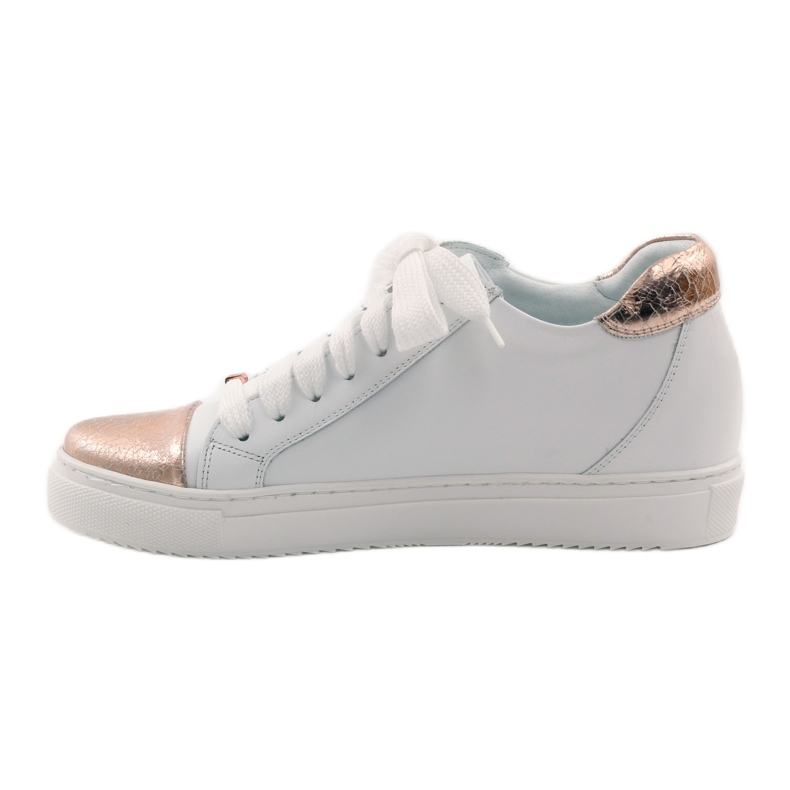 Scarpe sportive bianche da donna Badura bianca rame 1