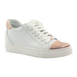 Scarpe sportive bianche da donna Badura bianco rame 3