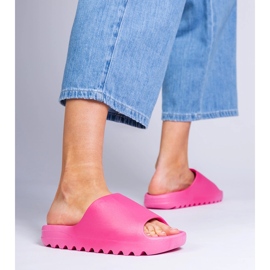 Flip di gomma fucsia da donna rosa 1