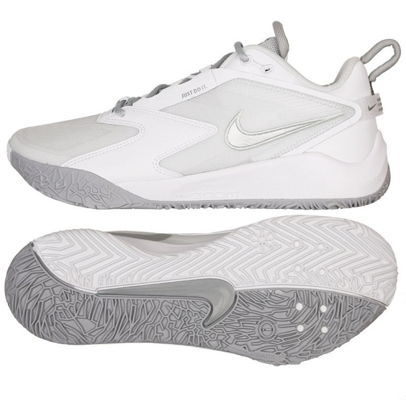 Scarpe da pallavolo Nike Air Zoom Hyperace 3 FQ7074-001 bianco 1