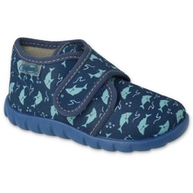 Slifori per bambini di Befado 465P089 Blue Dolfini 1