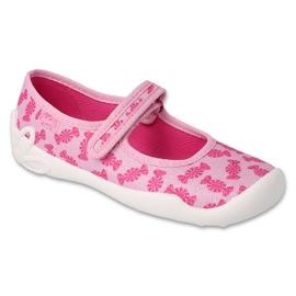 Pantofole per bambini Befado 114Y524 rosa con caramelle 1