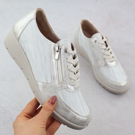 Scarpe di servizio per l'argento Sabatina LH01 1