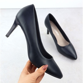 Tacchi alti blu navy femminile Sergio Leone 1336 1
