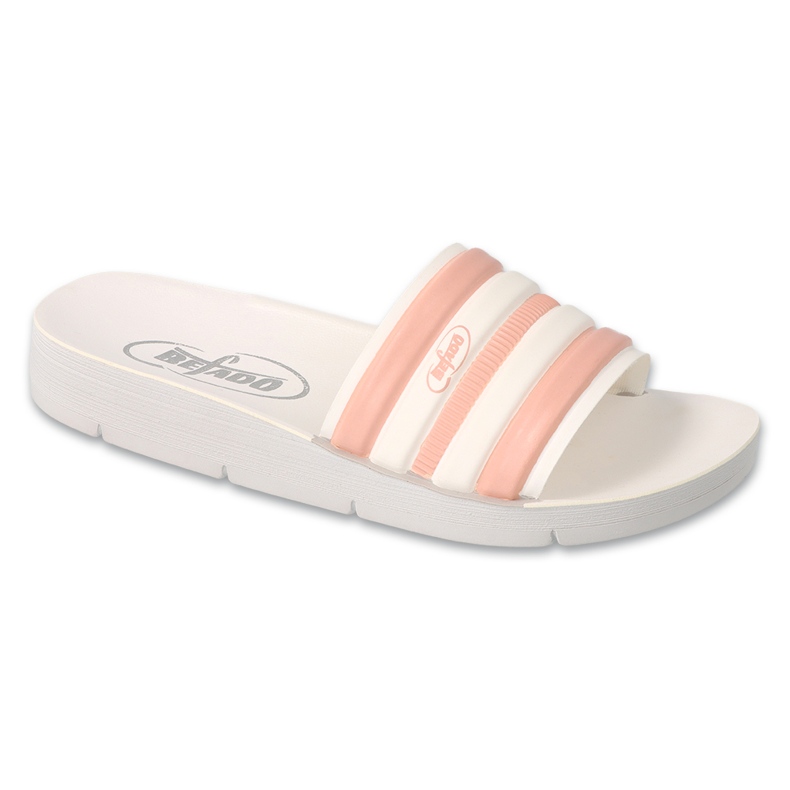 Flip-flops per bambini di Befado 067Y004 beige-pink 1
