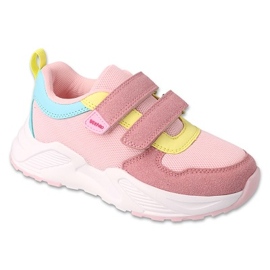 Befado sportivo per bambini con velcro 516Y302 rosa 1