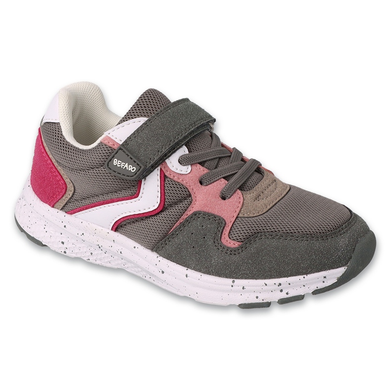 Befado sportivo per bambini Velcro 516X272 grigio-rosa 1
