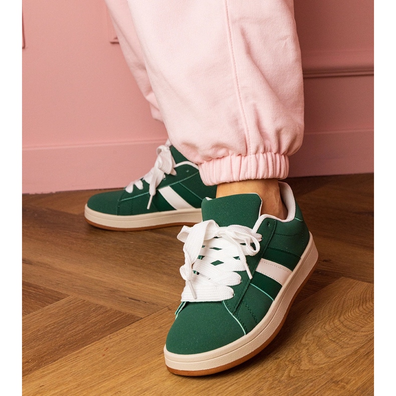Sneaker green sneaker da donna verde 2