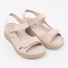 Goodin Sandali femminili classici beige 1